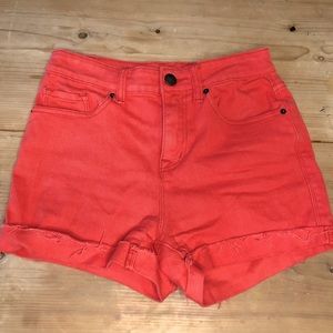 BDG Urban Outfitters Cuffed High-Rise Shorts